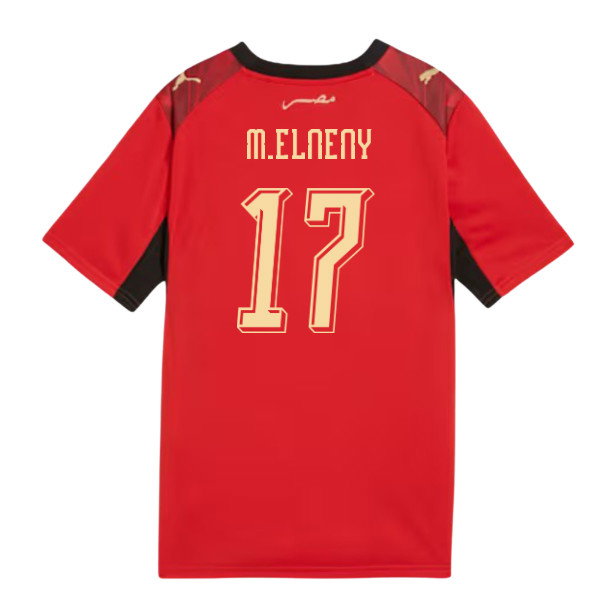 2026-2027 Egypt Home Shirt (Kids) (M.Elneny 17)-SoccerKits Hub | Buy Soccer Jerseys Online